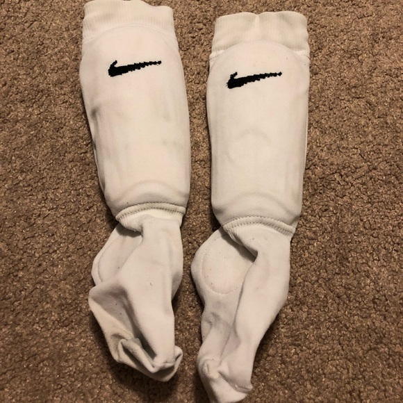 white nike soccer socks